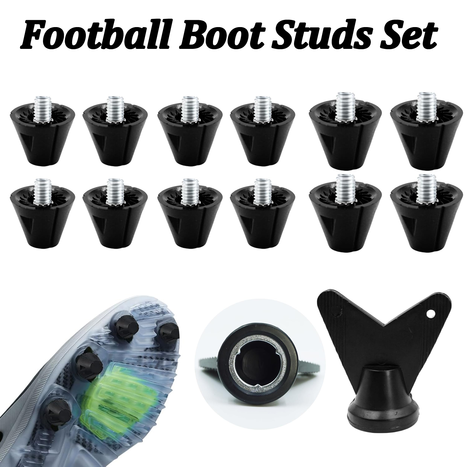 Sneaker Care Set - 4/12PCS Voetbalschoen Studs Vervanging 13MM &