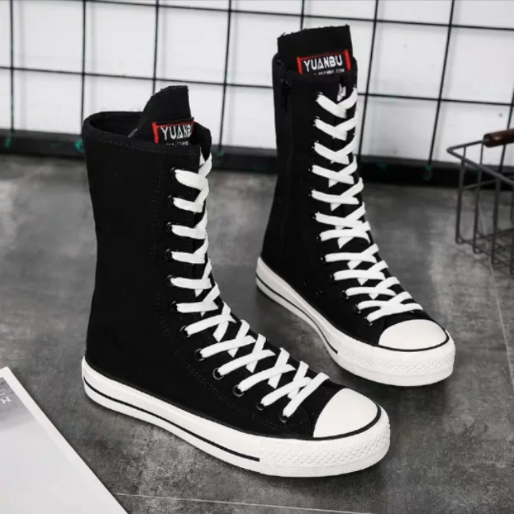Sneaker Zone - Mid Tube Veter Sport Hardloopschoenen Voor