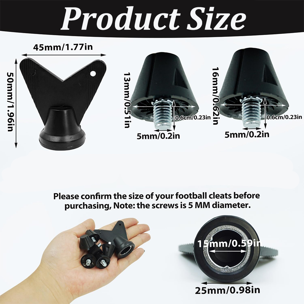 4/12PCS Voetbalschoen Studs Ve - Sneaker Care Set recensie en prijs