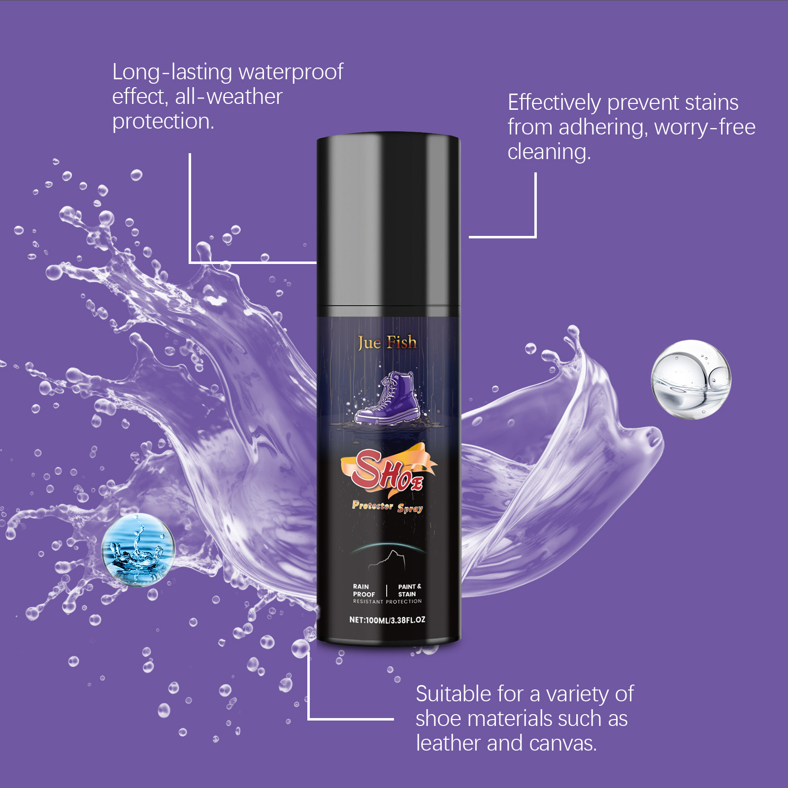 100ML Schoenbeschermer Spray R - Waterproof Spray Shoe recensie en prijs